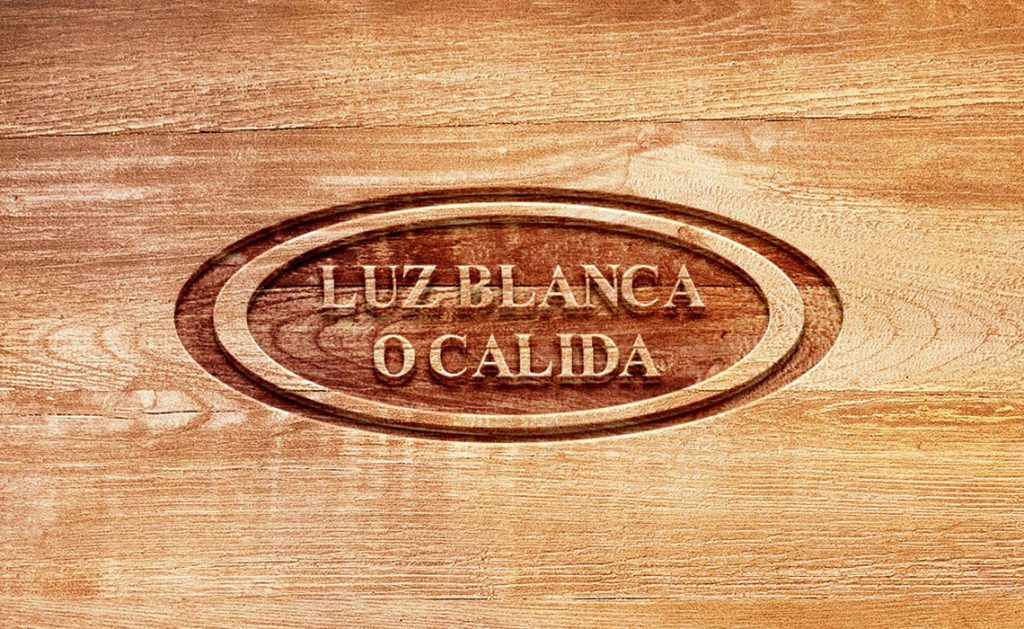 Luz blanca o cálida